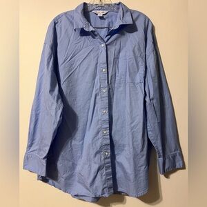 Women’s Blue Old Navy - The Boyfriend Shirt